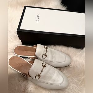 Gucci PRINCETOWN leather slipper size 39.5
